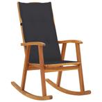 vidaXL Schommelstoel met kussens massief acaciahout, Tuin en Terras, Tuinstoelen, Verzenden, Nieuw