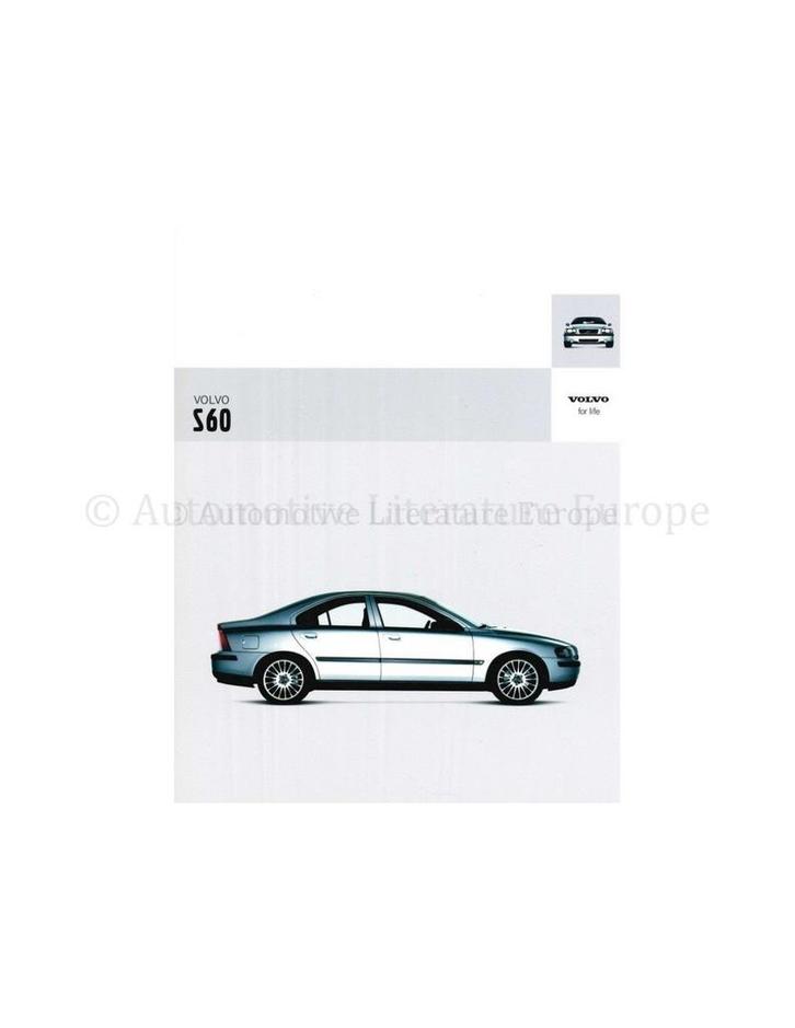 2004 VOLVO S60 BROCHURE NEDERLANDS, Livres, Autos | Brochures & Magazines