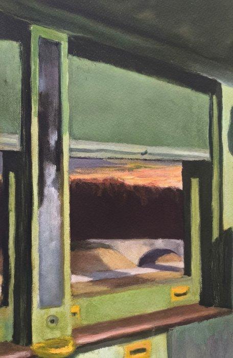 (After) Edward Hopper (1882-1967) - Compartment C, Car 293,, Antiek en Kunst, Curiosa en Brocante