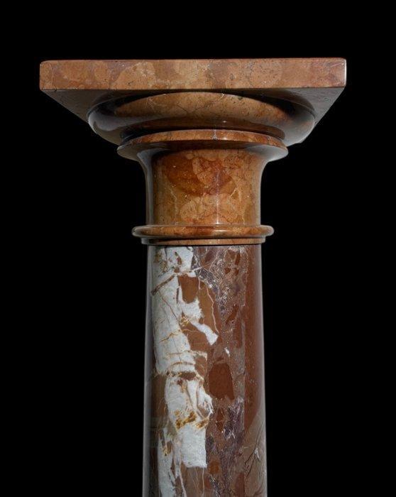 Kolom - Capitello - Marmo Rosso - 1850-1900, Antiek en Kunst, Antiek | Overige Antiek