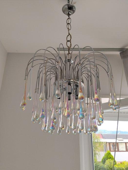 Plafondlamp - De Cascata - Muranoglas - Venini Style XXL, Antiek en Kunst, Antiek | Verlichting