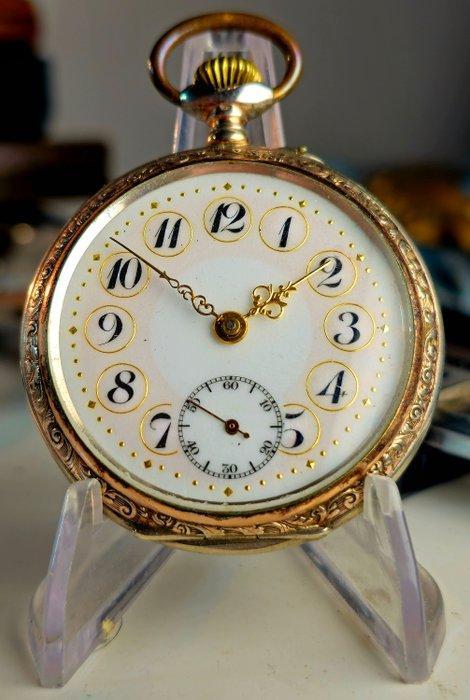 Cylinder - Fancy dial - 185902 - 1900-1949, Handtassen en Accessoires, Horloges | Heren