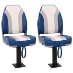 vidaXL 4-delige Bootstoelenset met hoge rugleuning, Watersport en Boten, Verzenden, Nieuw