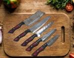 Keukenmes - Kitchen knife set - Set van 5 chefmessen van