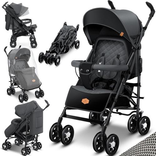 KIDIZ® Kinderwagen - Wandelwagen - Kinderbuggy - Antraciet, Kinderen en Baby's, Overige Kinderen en Baby's, Verzenden