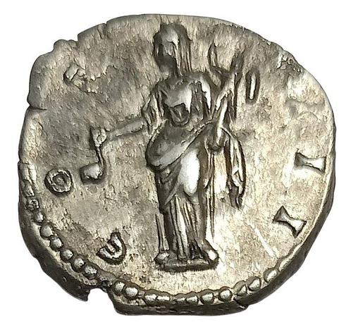Romeinse Rijk. Antoninus Pius (138-161 n.Chr.). Denarius, Postzegels en Munten, Munten | Europa | Niet-Euromunten