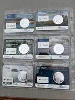 Nederland. Coin Card 2015/2019 (6 coincards) (Zonder, Postzegels en Munten