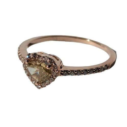 Bague - 14 carats Or rose -  0.53ct. tw. Diamant - Diamant, Bijoux, Sacs & Beauté, Bijoux anciens