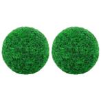 vidaXL Kunstbuxusbollen 2 st 27 cm, Huis en Inrichting, Verzenden, Nieuw