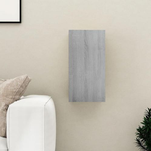 vidaXL Tv-meubel 30,5x30x60 cm bewerkt hout grijs sonoma, Huis en Inrichting, Kasten |Televisiemeubels, Nieuw, Verzenden