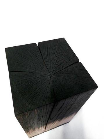 THE FOREST - Table dappoint - Ban Shou Sugi - Chêne - Fait
