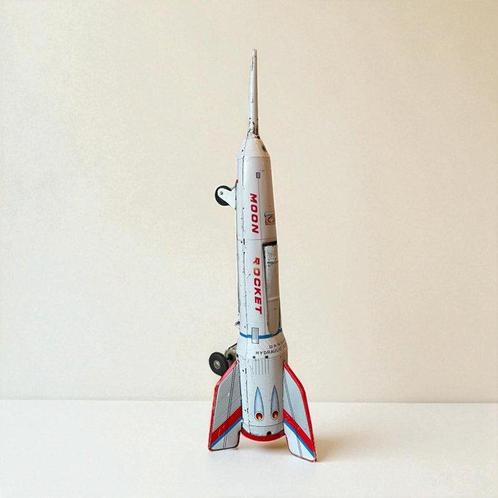 Masuya Toy - Fusée-jouet Moon rocket - 1960-1970 - Japon, Antiek en Kunst, Antiek | Speelgoed