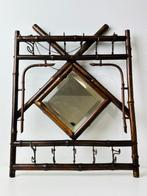 Kapstok - Bamboe, Glas, Smeedijzer - Franse Koloniaal