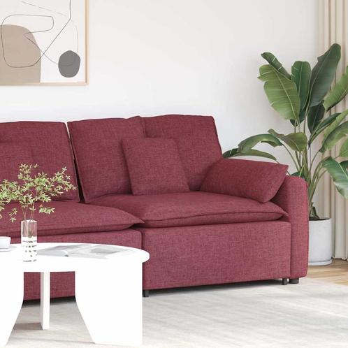 vidaXL Modulaire bank Armleuning eindmodule met kussens, Huis en Inrichting, Zetels | Voetbanken en poefs, Nieuw, Verzenden