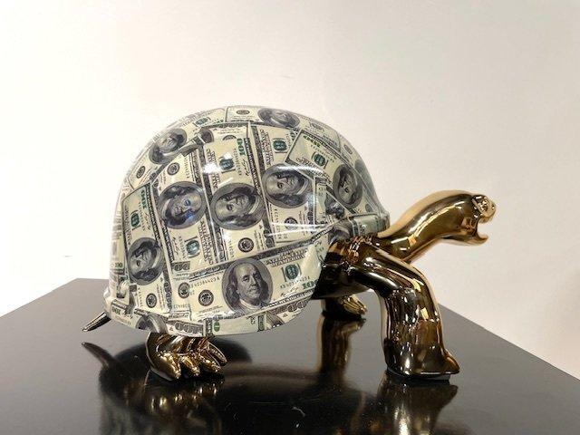 Van Apple - 100$ Turtle, Antiek en Kunst, Kunst | Designobjecten