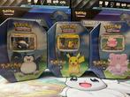Pokémon - 3 Sealed box - GO - Pikachu - Tin Set, Hobby en Vrije tijd, Verzamelkaartspellen | Pokémon, Nieuw