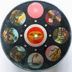 6 seltene Laterna Magica runde Scheibenbilder (Serie 650), Nieuw