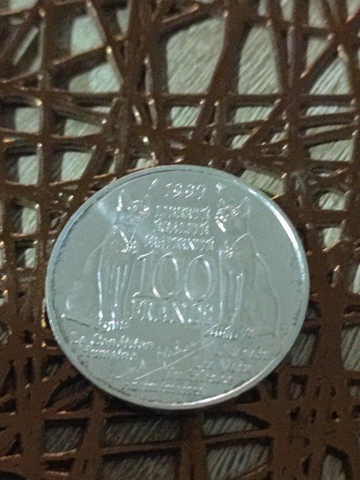 Frankrijk. 100 Francs 1997 André Malraux (Zonder, Postzegels en Munten, Munten | Europa | Euromunten