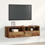 vidaXL TV Wandkast Oud hout 100 x 30 x 30 cm Bewerkt hout, Verzenden, Nieuw