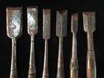 Set of 6 / Signed / Japanese Vintage  NOMI Chisel Carpentry