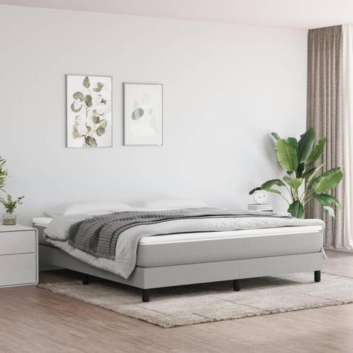 vidaXL Pocketveringmatras 160x200x20 cm stof lichtgrijs, Huis en Inrichting, Slaapkamer | Matrassen en Bedbodems, Nieuw, Verzenden