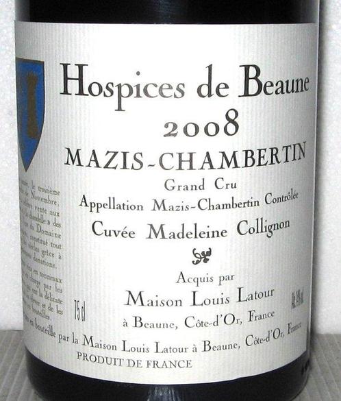 2008 Hospices de Beaune - Louis Latour Cuvée Madeleine, Collections, Vins