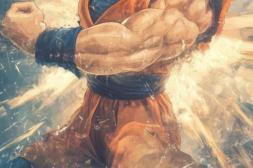 Canvas Fit - Alberto Ricardo - “Goku: El Rugido del Coraje”, Games en Spelcomputers, Spelcomputers | Overige Accessoires