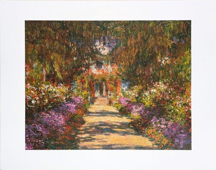 Claude Monet (1840-1926), daprès - Weg in Monets Garten in, Antiek en Kunst, Antiek | Overige Antiek