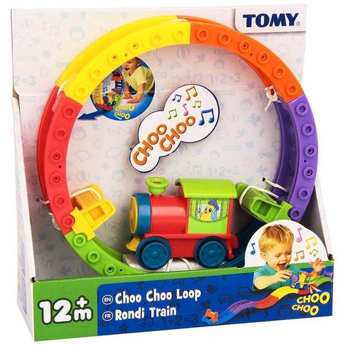 Tomy - Tjoeke Tjoeke Loepje -  Lokomotief op Rails, Kinderen en Baby's, Speelgoed | Babyspeelgoed, Verzenden