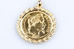 Pendentif en forme de monnaie - 22 carats Or jaune