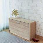 vidaXL Schoenenopbergbank 80x24x45 cm eikenkleurig, Huis en Inrichting, Verzenden, Nieuw