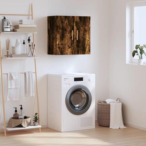 vidaXL Wandkast 60x31x60 cm bewerkt hout gerookt, Huis en Inrichting, Kasten | Overige, Nieuw, Verzenden