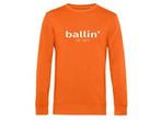 Veiling - Ballin Est. 2013 Basic Sweater - Oranje - S, Kleding | Heren, Truien en Vesten, Nieuw