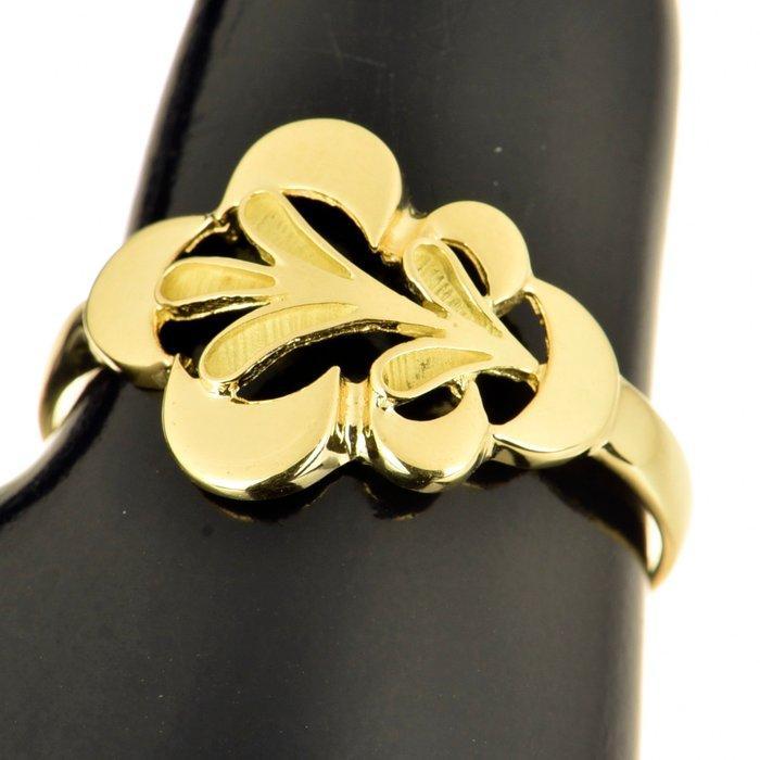 Ring - 18 karaat Geel goud, Handtassen en Accessoires, Ringen