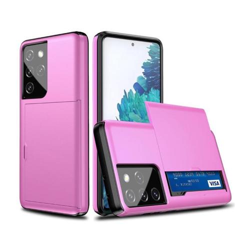 Samsung Galaxy S21 Ultra - Wallet Card Slot Cover Case, Telecommunicatie, Mobiele telefoons | Hoesjes en Screenprotectors | Samsung