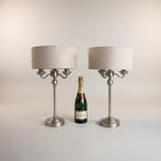 Lamp (2) - Lampenset in Laura Ashley-stijl - Aluminium,