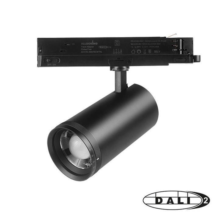 Luxar 3 Fase Rail DALI Railspot 30W Zoomable CCT 2700–4000K, Huis en Inrichting, Lampen | Plafondlampen, Nieuw, Verzenden