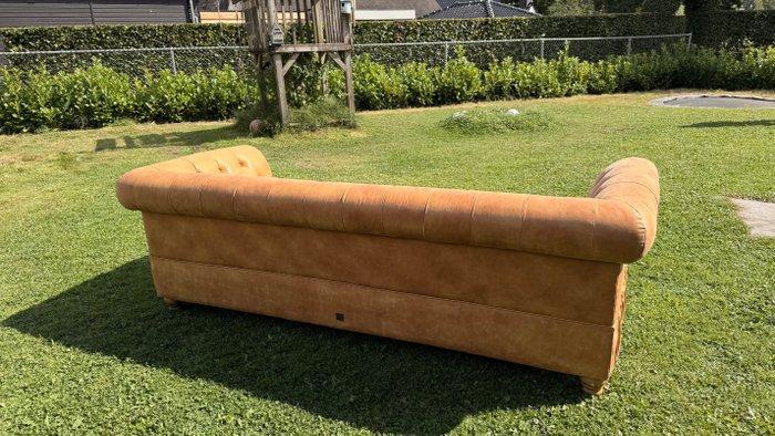 Riviera Maison - Sofa - Leder, Hout, Antiek en Kunst, Antiek | Meubels | Stoelen en Sofa's