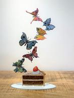 David Gerstein (1944) - Butterfly cake, Antiek en Kunst, Kunst | Schilderijen | Modern