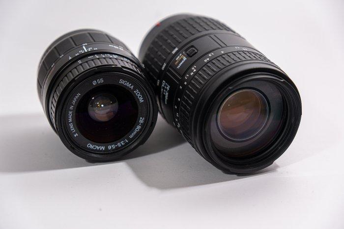 Sigma DL Macro Super 4-5.6/70-300mm + Macro 3.5-5.6/28-80mm, Audio, Tv en Foto, Fotocamera's Analoog