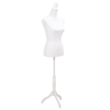 vidaXL Etalagepop torso vrouw wit, Verzenden