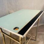 Bureau - IJzer, Hout, schoolbank uit de jaren 70, Antiek en Kunst