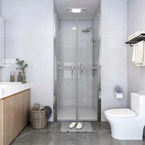 vidaXL Porte de douche ESG transparent 81x190 cm, Bricolage & Construction, Sanitaire, Neuf, Envoi