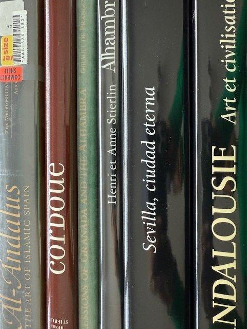 See Below - Spain 6 Books on Sevilla, Granada, Alhambra,, Antiek en Kunst, Antiek | Boeken en Manuscripten