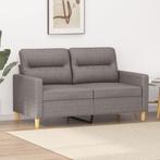 vidaXL Tweezitsbank 120 cm stof taupe, Huis en Inrichting, Zetels | Zetels, Verzenden, Nieuw