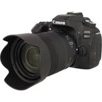Canon EOS 80D + EF-S 18-135mm F/3.5-5.6 iS STM occasion, Audio, Tv en Foto, Zo goed als nieuw, Verzenden