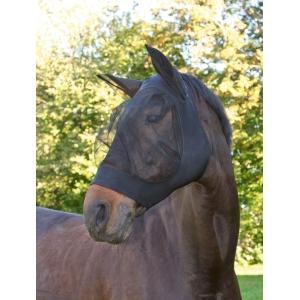 Vliegenmasker finostretch - pony, zwart - kerbl, Dieren en Toebehoren, Paarden en Pony's | Overige Paardenspullen