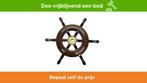 Bieden: Mahogany Wooden Boat Steering Wheel, Watersport en Boten, Bootonderdelen, Ophalen of Verzenden, Nieuw