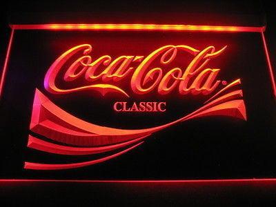 Coca cola neon bord lamp LED verlichting reclame lichtbak XL, Maison & Meubles, Lampes | Autre, Envoi