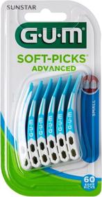 Gum Soft-Picks Advanced Small - 60 Stuks, Handtassen en Accessoires, Uiterlijk | Mondverzorging, Verzenden, Nieuw